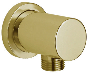 Round Wall Outlet Elbow - Brushed Gold (SH8375)